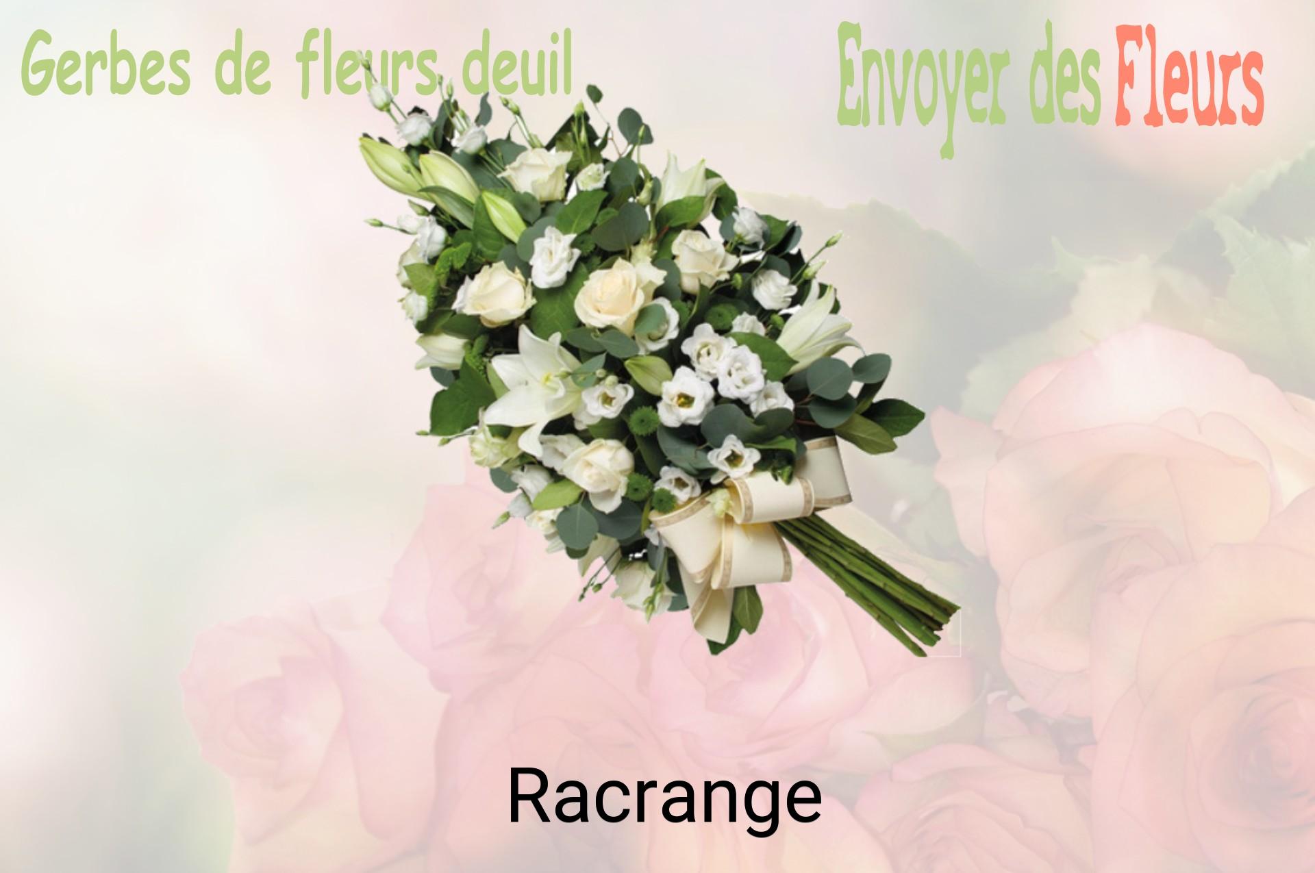Gerbe de fleurs de deuil livrée à Racrange